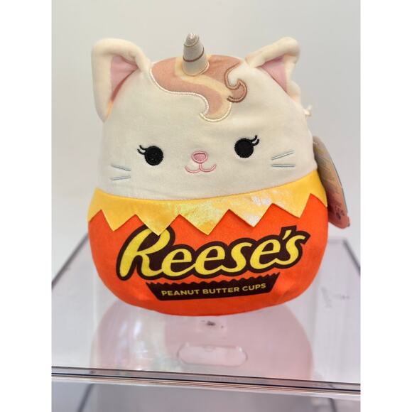 8” Squishmallow Hersheys Reese’s Caticorn the Tovinda NWT - Picture 1 of 3